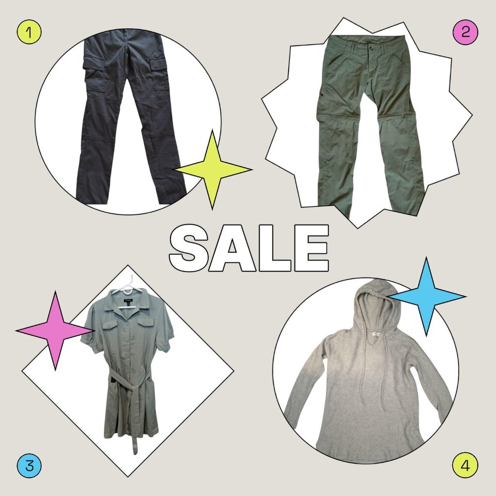 hiking vacation bundle: prana, marmot, qed london, lou & grey for loft